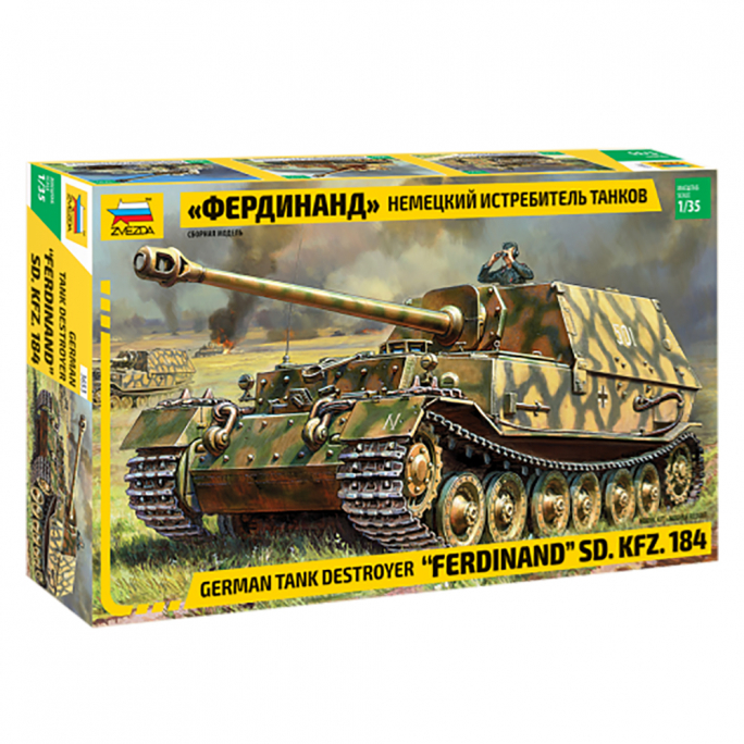 Tank Sd.Kfz. 184 Ferdinand  - 1/35 - ZVEZDA 3653