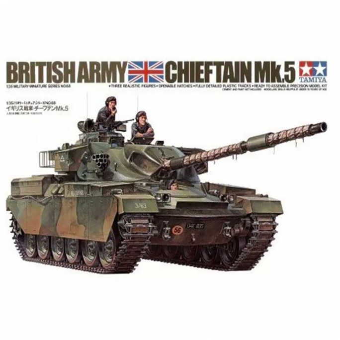 Tank Britannique, Chieftain Mk.5 - TAMIYA 35068 - 1/35