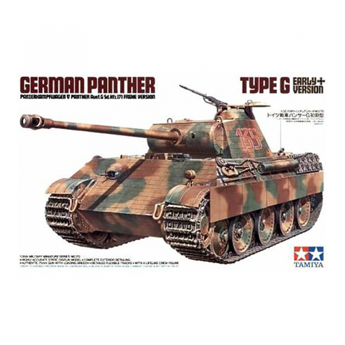 Tank Allemand "Panther", Panzer type G - TAMIYA 35170 - 1/35