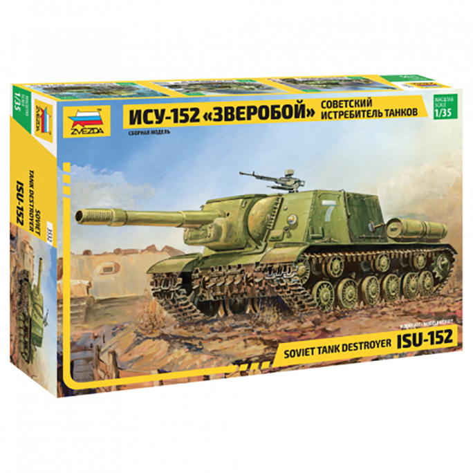 Tank Soviétique ISU-152, Chasseur de chars - ZVEZDA 3532 - 1/35