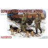 Policiers Militaires Allemand avec chiens - DRAGON 6098 - 1/35