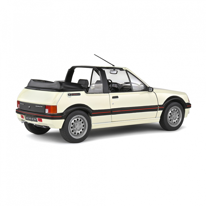 Peugeot 205 CTI, Blanc "Meije", 1986 - SOLIDO S1806202 - 1/18