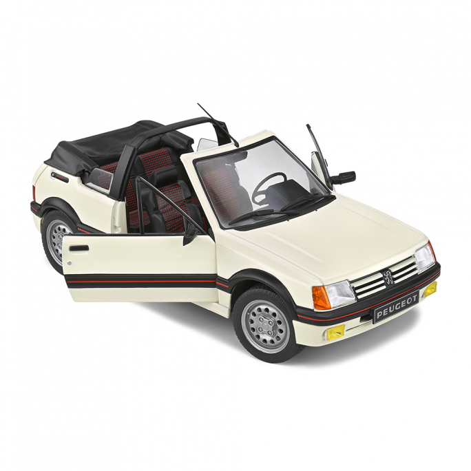 Peugeot 205 CTI, Blanc "Meije", 1986 - SOLIDO S1806202 - 1/18