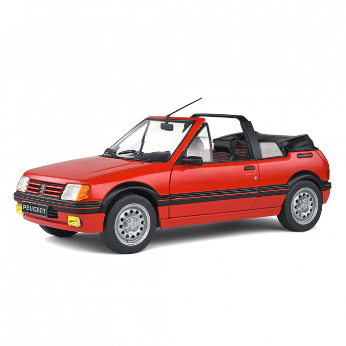 Peugeot 205 CTI, Rouge "Vallelunga", 1986 - SOLIDO S1806201 - 1/18