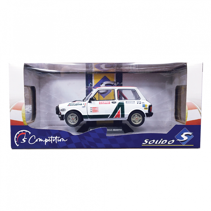 Autobianchi A112 MK.5 Abarth ALITALIA Rally, 1980 - SOLIDO S1803803 - 1/18