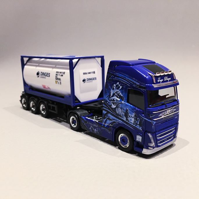 Volvo FH GL Conteneur Citerne "INGO DINGES" - HERPA 122238 - 1/87