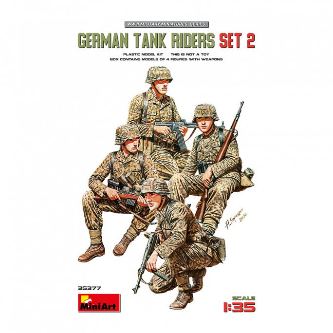 Conducteurs de chars Allemands, SET 2 - MINIART 35377 - 1/35