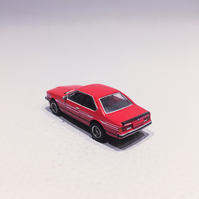 BMW 635 CSI, Alpina, Rouge - BREKINA 24360 - HO 1/87