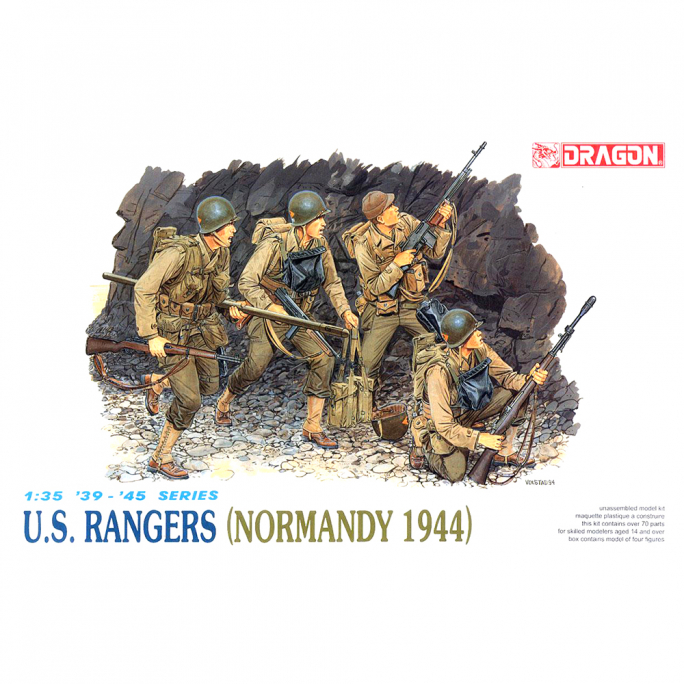 Rangers Américains, Normandie 1944 - DRAGON 6021 - 1/35