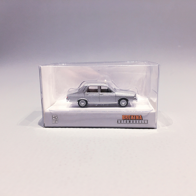 Renault 12 TL, TAXI, Gris Métal - SAI 2233 - HO 1/87