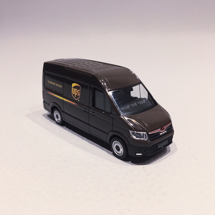 Camionnette MAN eTGE Kasten HD "UPS" - HERPA 97123 - 1/87