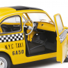 Fiat 500, Taxi NYC, 1965 - SOLIDO S1801407 - 1/18