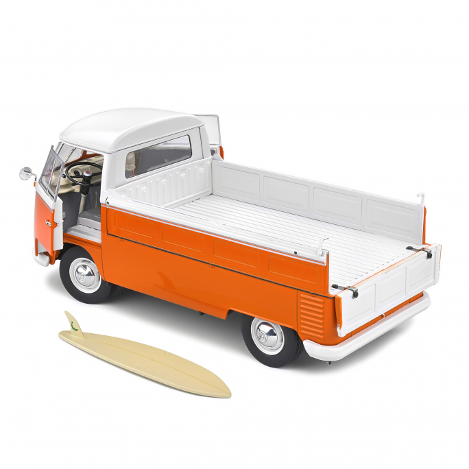 VW T1 Combi Split Pick Up "Surf", Orange, 1950 - SOLIDO S1806701 - 1/18