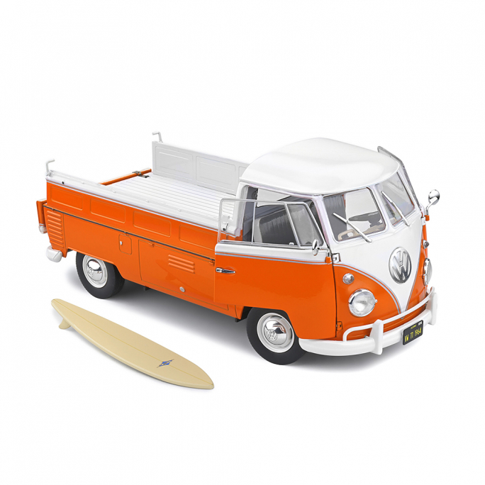 VW T1 Combi Split Pick Up "Surf", Orange, 1950 - SOLIDO S1806701 - 1/18