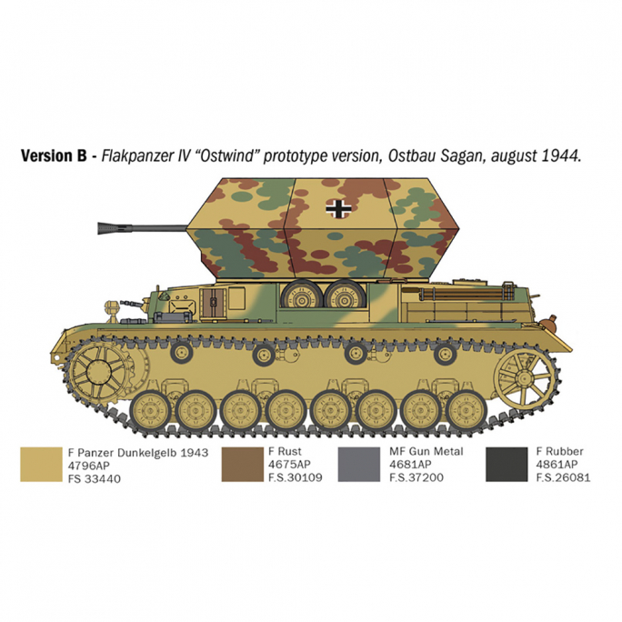 Tank / Char, Flakpanzer IV Ostwind - ITALERI 6594 - 1/35