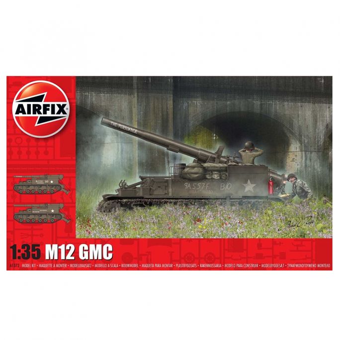 Véhicule d'artillerie automoteur M12 GMC - AIRFIX A1372 - 1/35