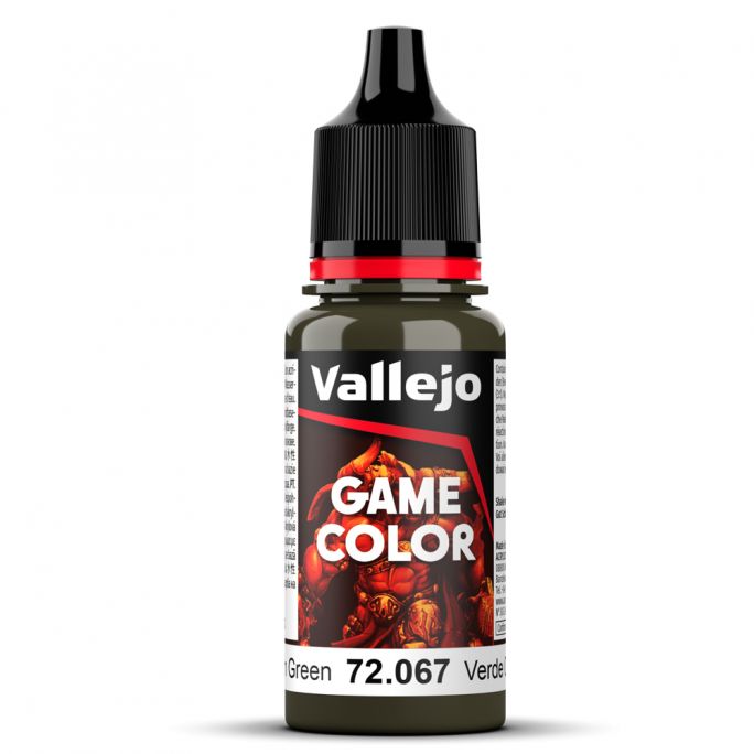 Peinture Acrylique, 17ml, Vert Caïman - VALLEJO 72067