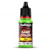 Peinture Acrylique, 17ml, Vert Fluo - VALLEJO 72104