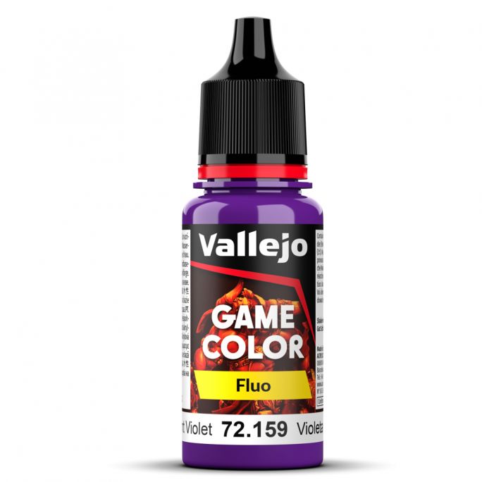 Peinture Acrylique, 17ml, Violet Fluo - VALLEJO 72159