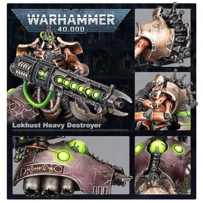 Warhammer 40,000 : Necrons / Destroyer Lourd Lokhust - WARHAMMER 49-28