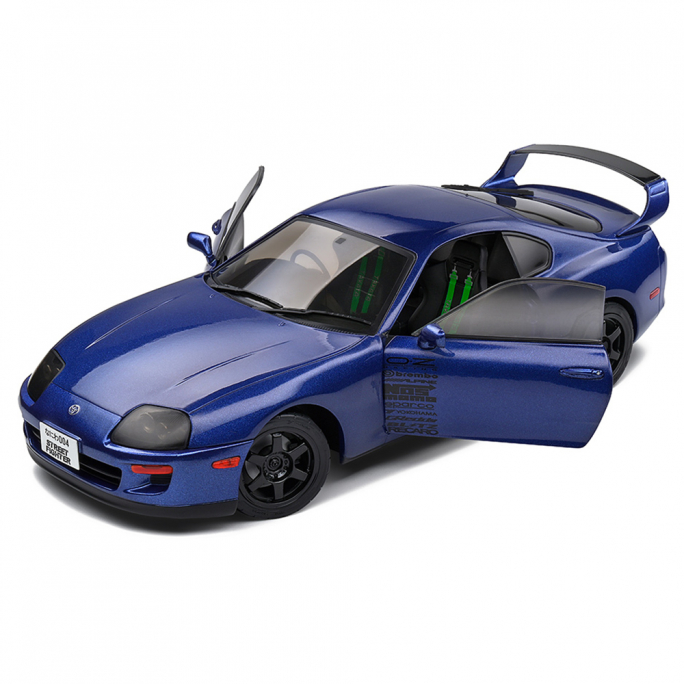 Toyota Supra MK 4, Street Fighter, Bleu - SOLIDO S1807603 - 1/18