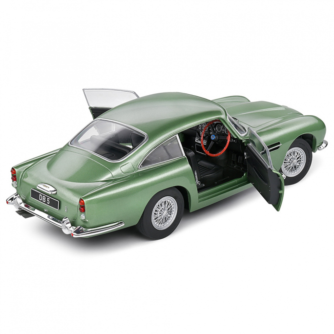 Aston Martin DB5, Porcelain Green, 1964 - SOLIDO S1807102 - 1/18