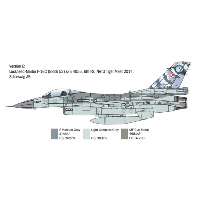 F-16C Fighting Falcon  - ITALERI 2825 - 1/48