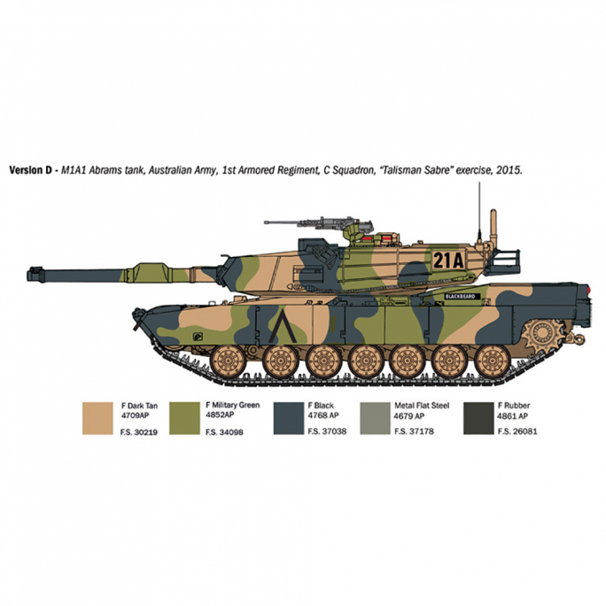 Char / Tank M1A-1/A-2 ABRAMS - ITALERI 6596 - 1/35