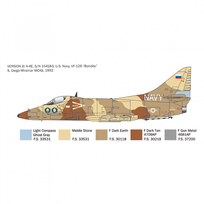 Douglas A-4E/F/G Skyhawk - ITALERI 2826 - 1/48