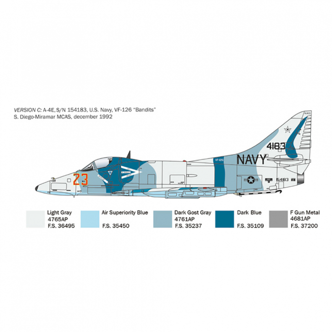 Douglas A-4E/F/G Skyhawk - ITALERI 2826 - 1/48