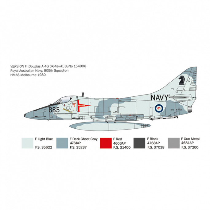 Douglas A-4E/F/G Skyhawk - ITALERI 2826 - 1/48