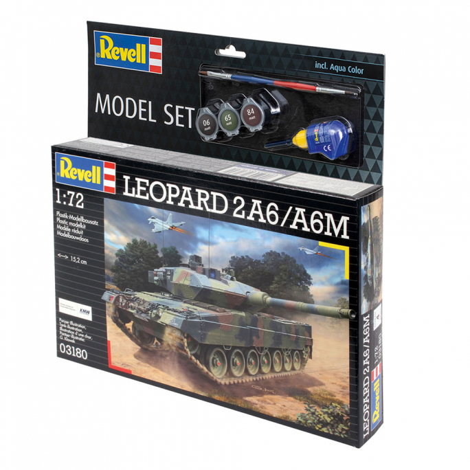 Char Leopard 2A6/A6M, "Model Set" - REVELL 63180 - 1/72