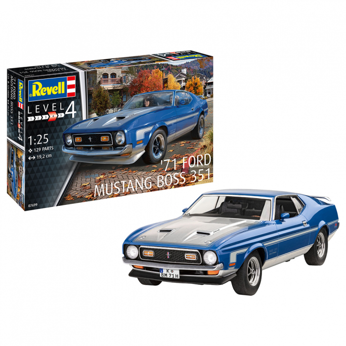 Maquette Ford Mustang Mach1 1970, Kit 2 en 1 - francis miniatures