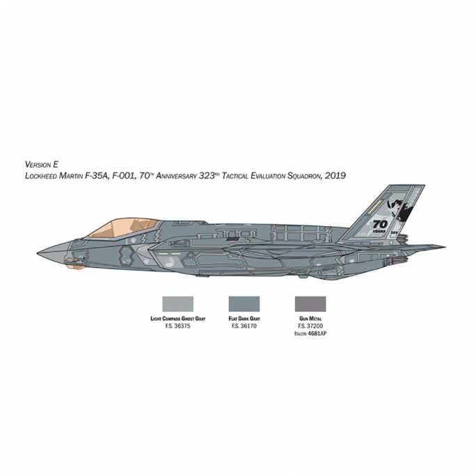 F-35A LIGHTNING II CTOL version (Beast Mode) - ITALERI 1464 - 1/72