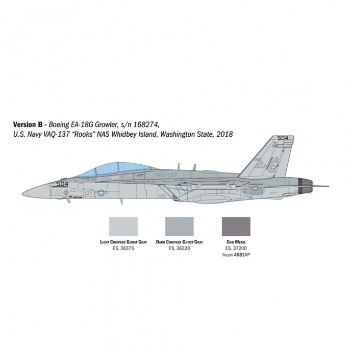 Chasseur EA-18G Growler - ITALERI 2824 - 1/48