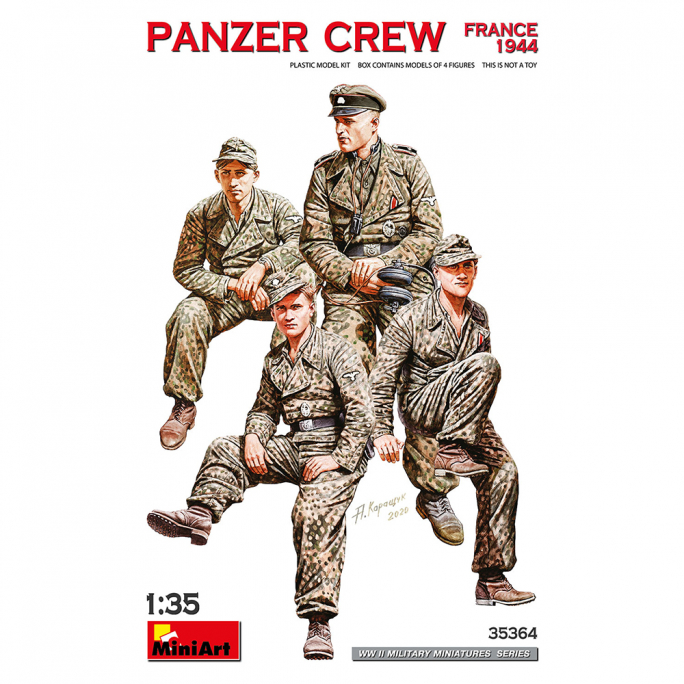 Equipage de Panzer, France 1944 - MINIART 35364 - 1/35