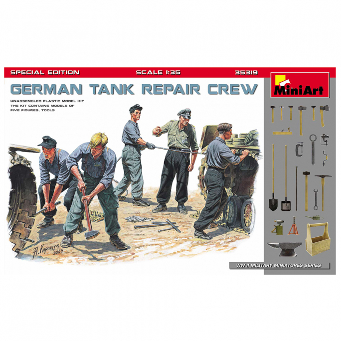 Equipe de Réparation de chars Allemand - MINIART 35319 - 1/35