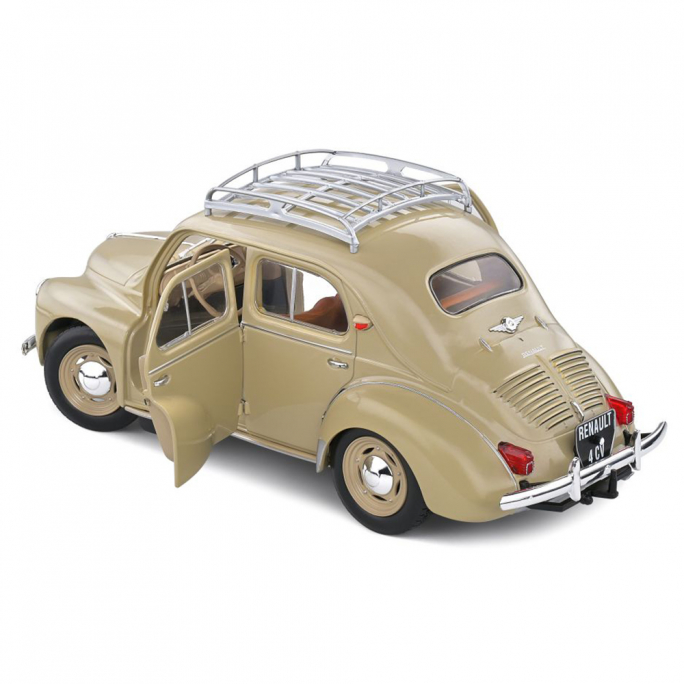 Renault 4cv, Beige Tourterelle, 1956 - SOLIDO S1806605 - 1/18