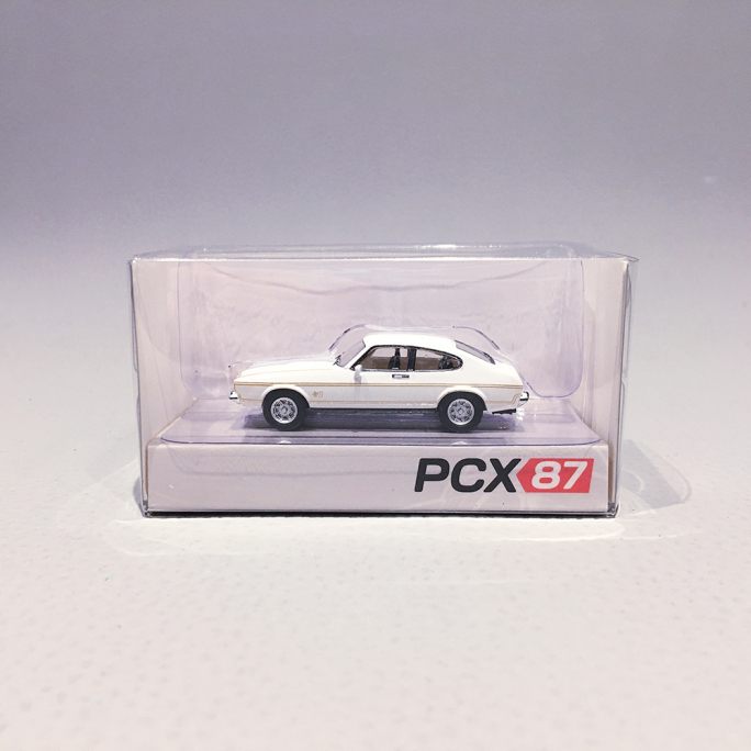 Ford Capri MK2 Blanche "JPS" - PCX870644 - HO 1/87