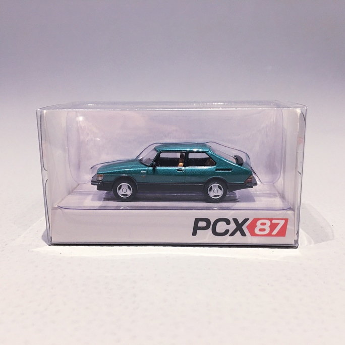 SAAB 900 Turbo Bi-Ton Vert/Noir - PCX870649- HO 1/87