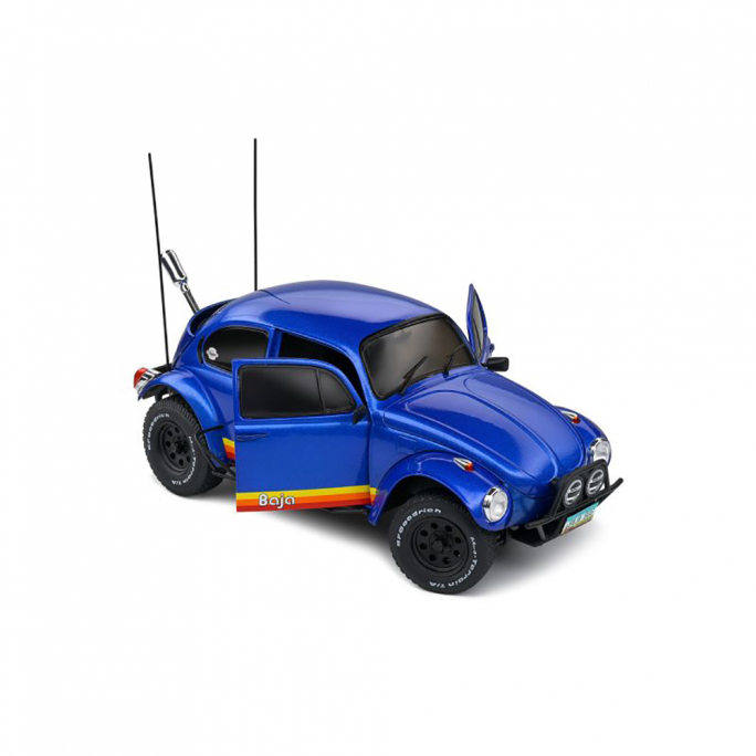 Coccinelle "Baja Bug", Bleu Métal, 1975 - SOLIDO S1809601 - 1/18