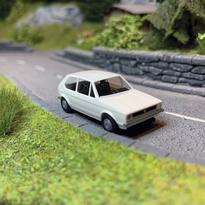 Volkswagen Golf 1 GTI, Blanche - BREKINA 25544 - 1/87