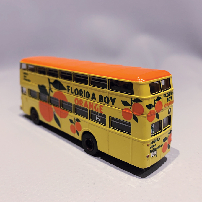 Bus Büssing D2U, "Florida Boy Orange" - BREKINA 61262 - 1/87