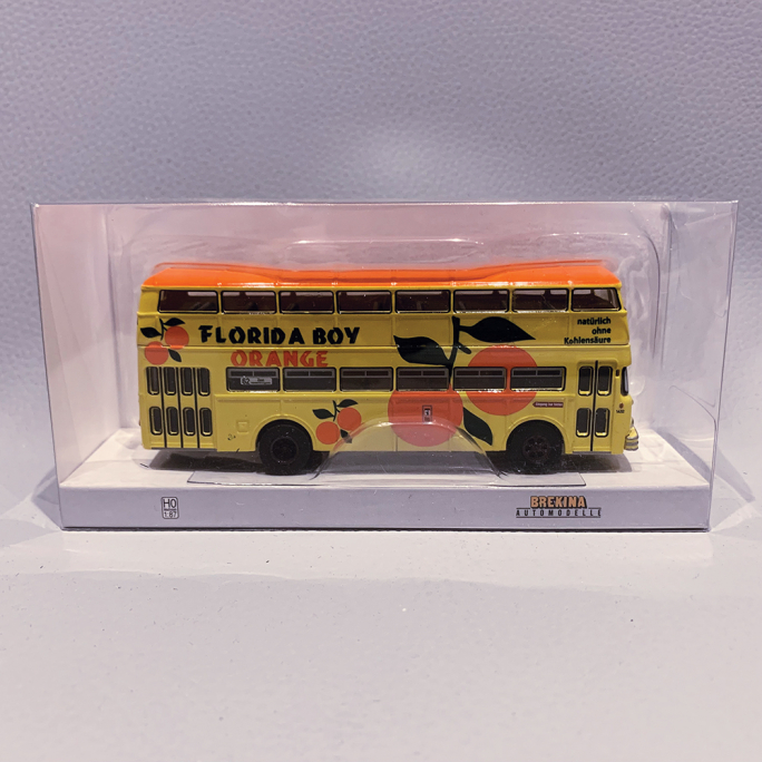 Bus Büssing D2U, "Florida Boy Orange" - BREKINA 61262 - 1/87