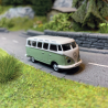 VW Combi Split 23 Fenêtres, Vert Blanc - SCHUCO 452670700 - 1/87