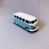 VW Combi Split 23 Fenêtres, Vert Blanc - SCHUCO 452670700 - 1/87