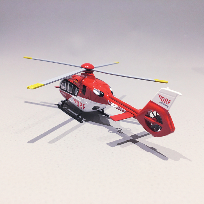 Hélicoptère Airbus H135 DRF - SCHUCO 452654100 - 1/87