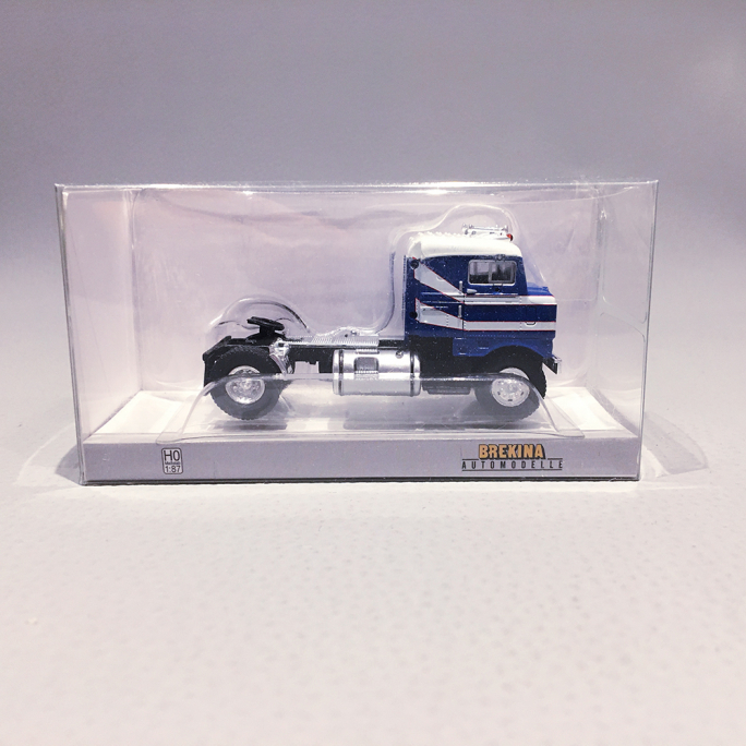 Kenworth "Bullnose" Bleu / Blanc - BREKINA 85955 - 1/87