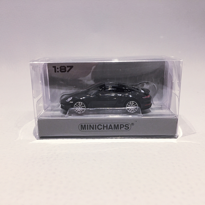 Porsche 911 (992) Turbo, 2020, Noire - MINICHAMPS 870 069071 - 1/87