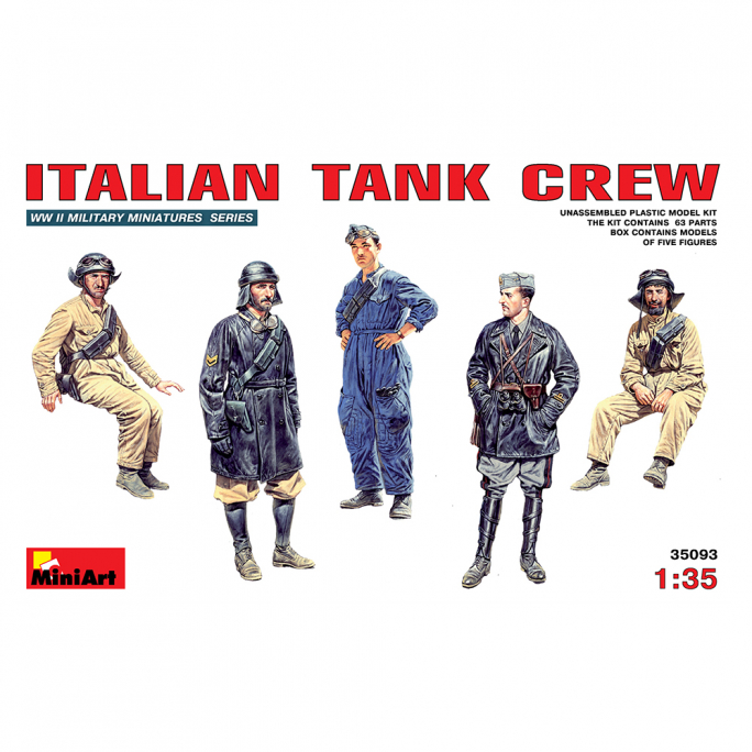 Equipage de Chars Italiens - MINIART 35093 - 1/35